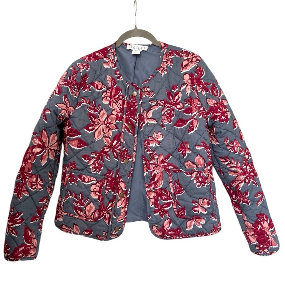 Rachel Zoe Spring Floral Quilted Jacket